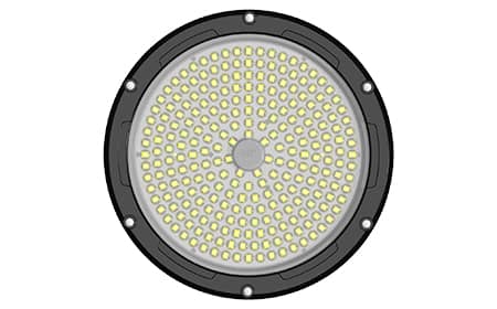 Front view LED high bay light series CEL-T