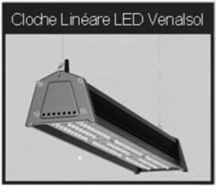 Cloche linéaire LED