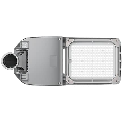 illuminazione stradale a LED su supporto verticale